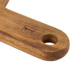Fiorenza - Planche À Pizza Ronde 33 Cm Avec Rigole Et Poignée - Bois