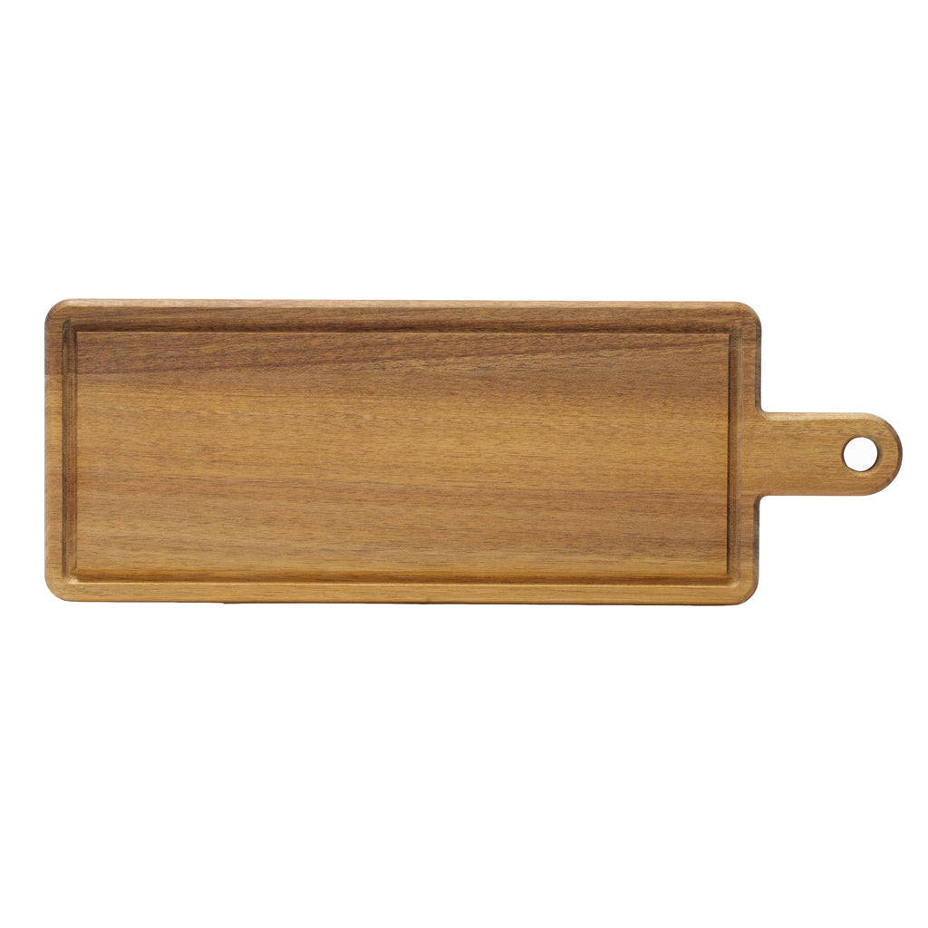 Célestin - Planche À Découper Rectangulaire Avec Rigole Et Poignée - Bois