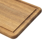 Célestin - Planche À Découper Rectangulaire Avec Rigole Et Poignée - Bois