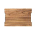 Léonie - Tabla de Cortar Rectangular con 2 Cajones - Madera