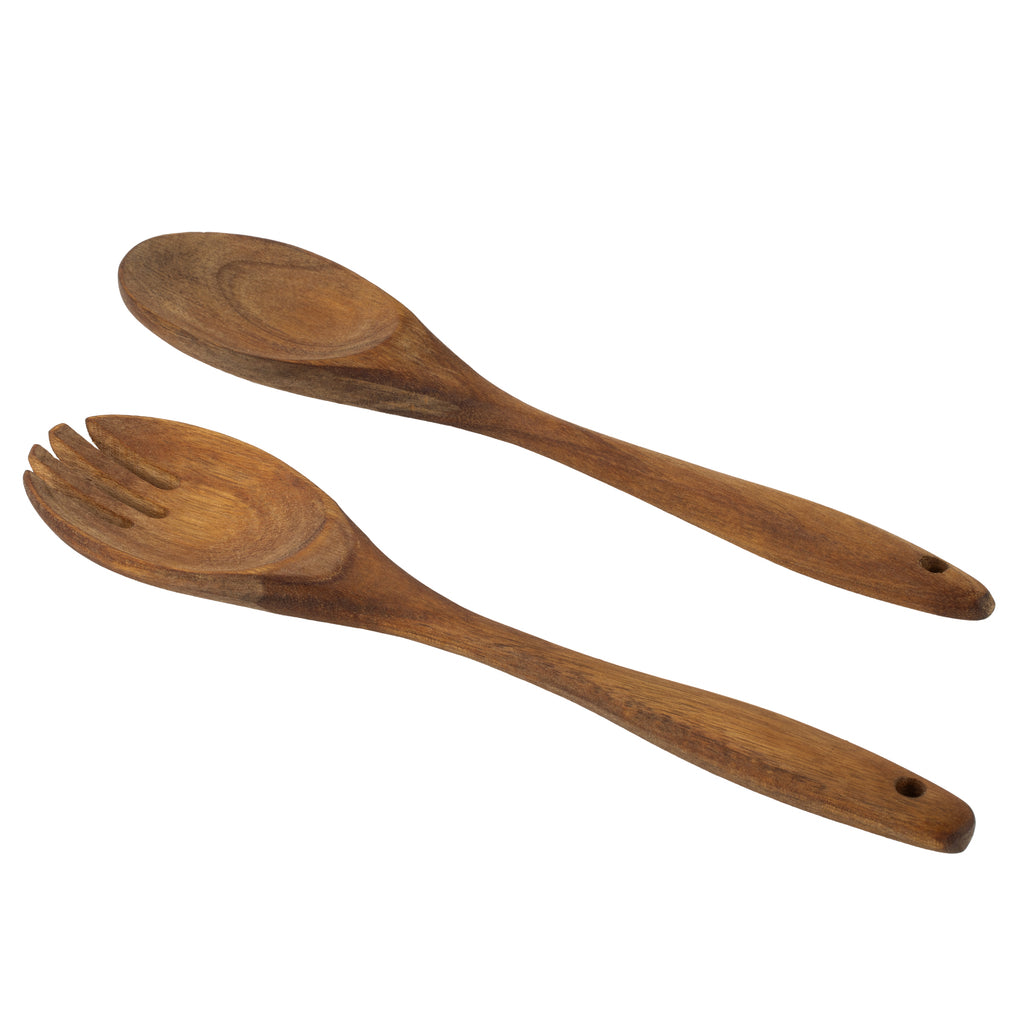 Louise - 2 Couverts À Salade En Bois D'Acacia - Bois