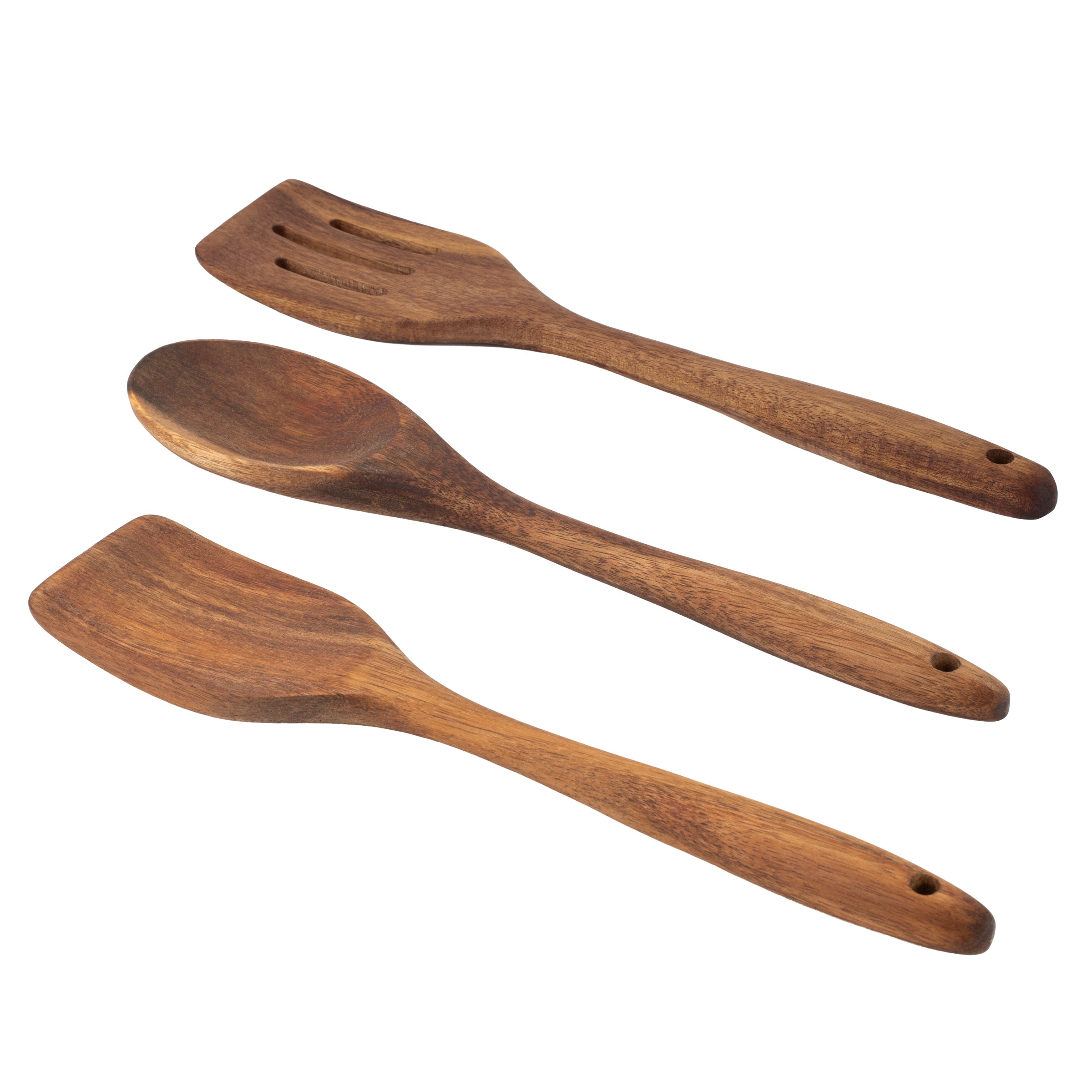 Emile - Set De 3 Ustensiles En Bois D'Acacia - Bois