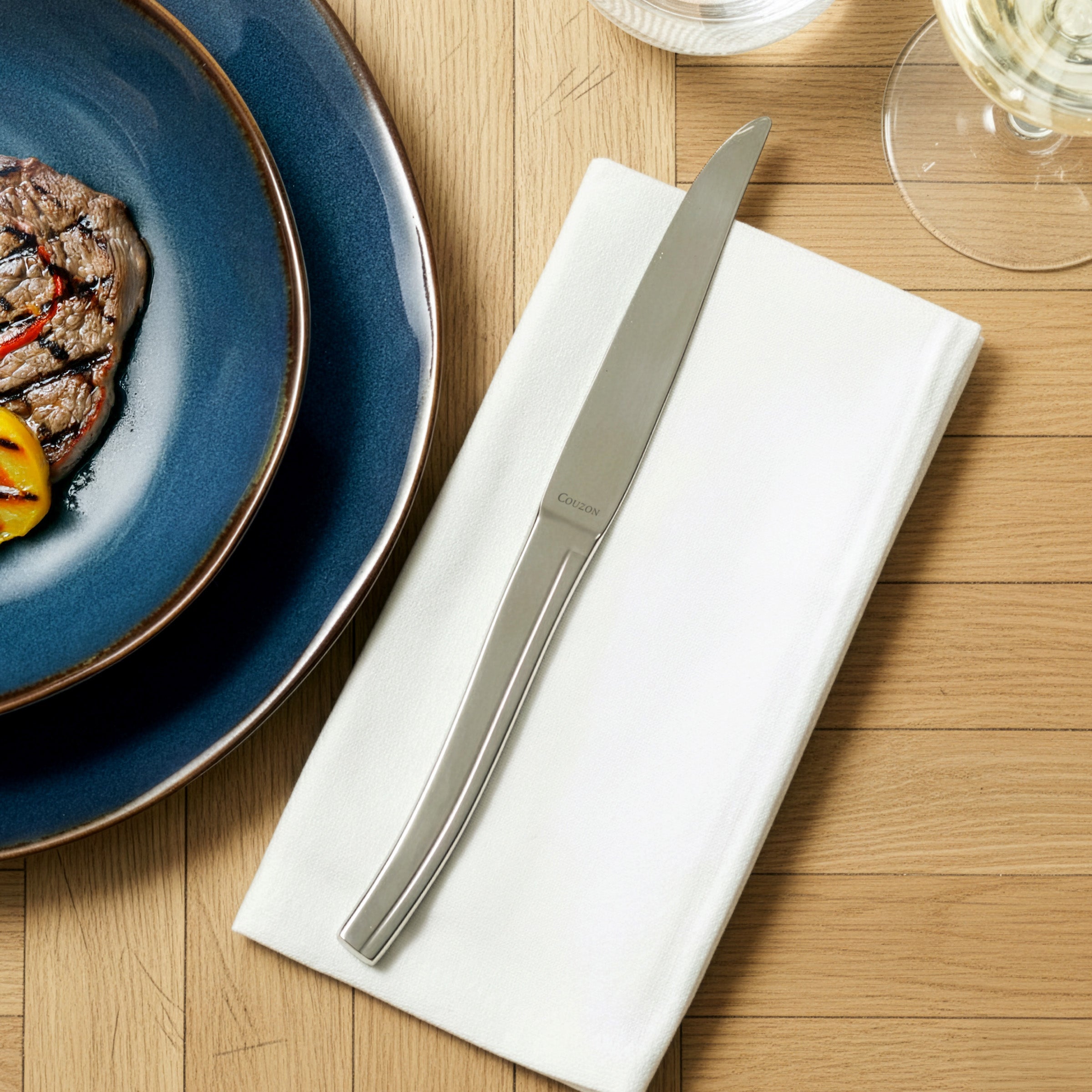 Aladin - Set 6 Couteaux Steak - Acier Inoxydable - Inox