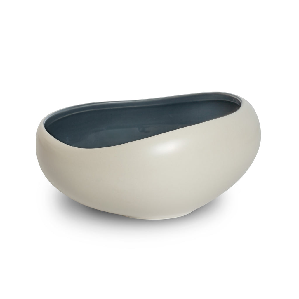Kyma - 6 Coupelles 14cm - Porcelaine - Bleu Céou