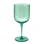 Eyden - Set of 4 Stemmed Glasses 35 Cl - Mouth Blown Glass - Green