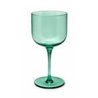 Eyden - Set of 4 Stemmed Glasses 26 Cl - Mouth Blown Glass - Green