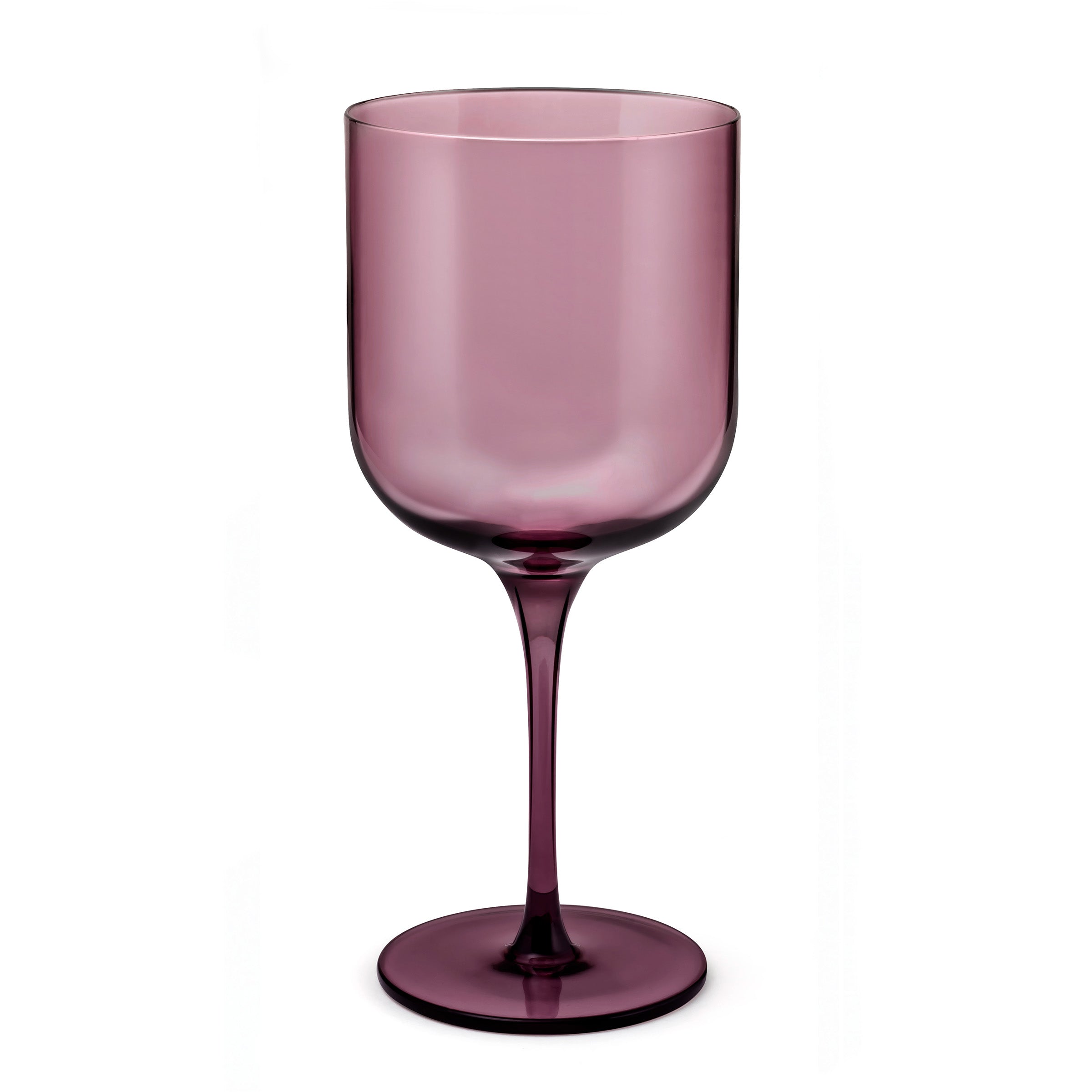Eyden - Set of 4 Stemmed Glasses 35 Cl - Mouth Blown Glass - Pink