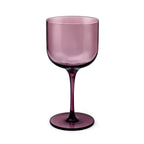 Eyden - Lot De 4 Verres À Pied 26 Cl - Verre Soufflé Bouche - Rose