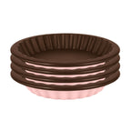 Dolce - Set 4 Moldes para Tartaletas - Hibiscus/Chocolat