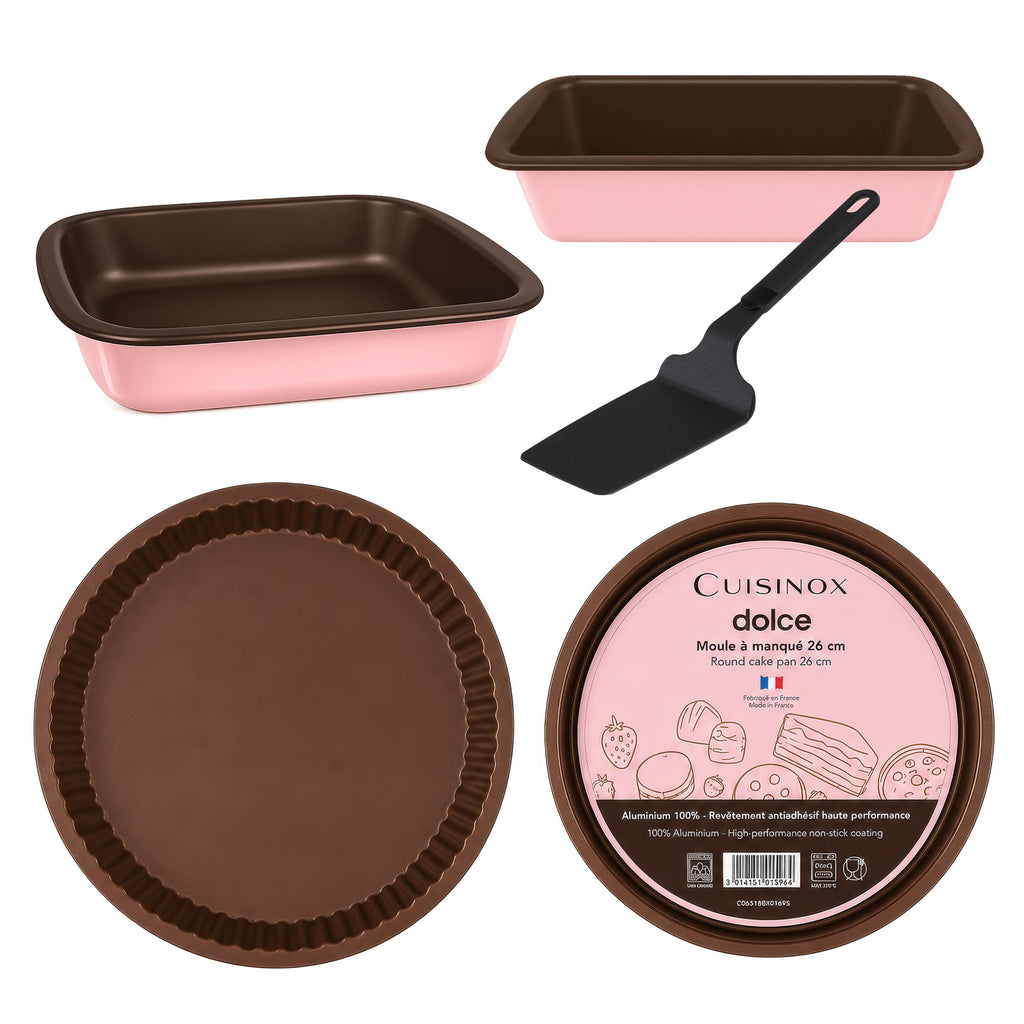 Dolce - 5-Piece Little Chef Set - Hibiscus/Chocolate