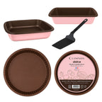Dolce - 5-Piece Little Chef Set - Hibiscus/Chocolate