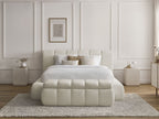 Denali - Lit Coffre - Tissu Bouclette + Bout De Lit