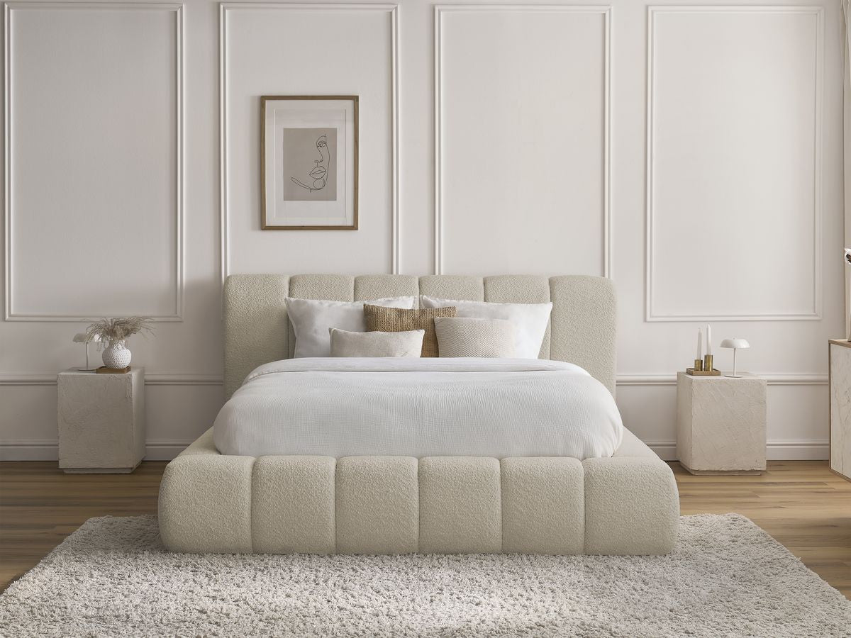 Denali - Storage Bed - Bouclé Fabric