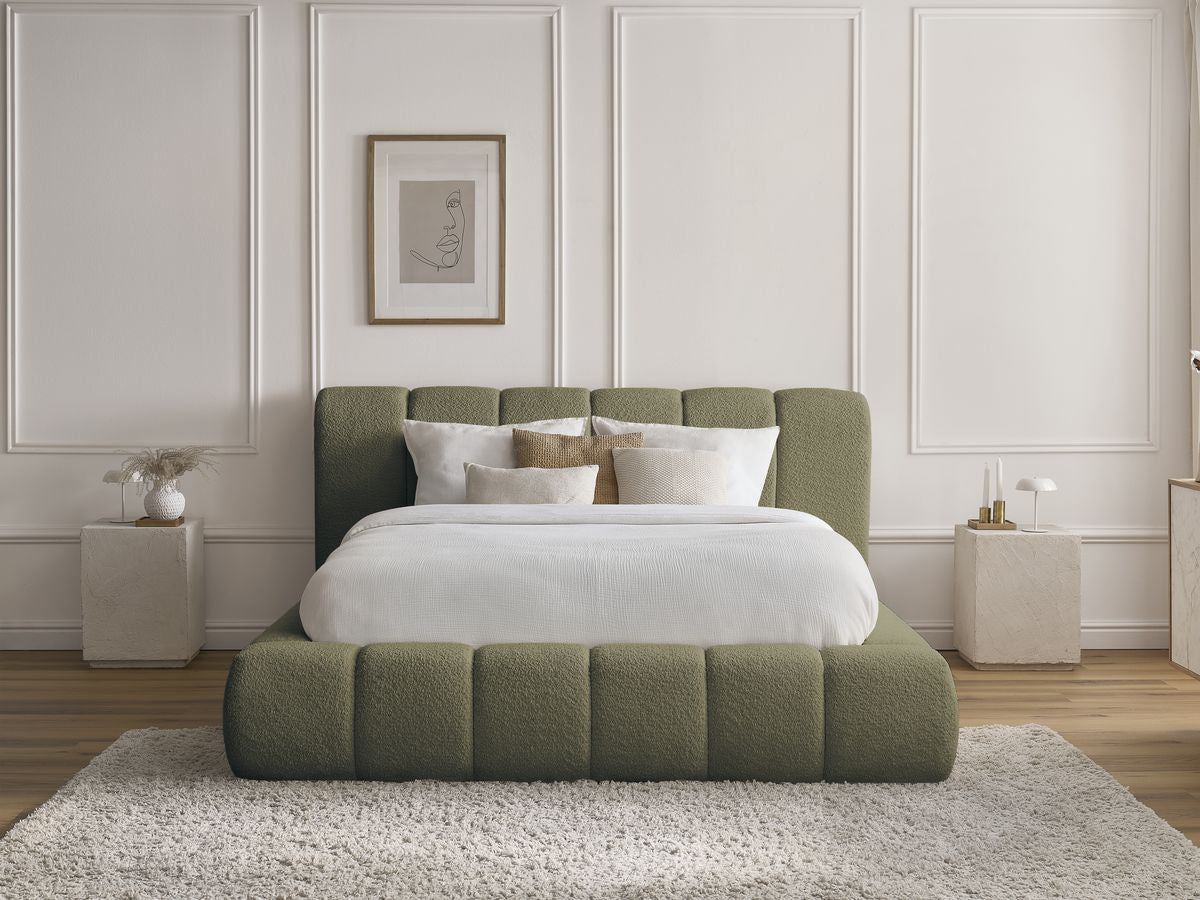 Denali - Storage Bed - Bouclé Fabric