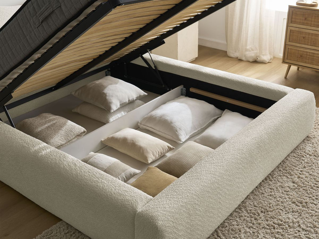 Orlane - Storage Bed - Bouclé Fabric