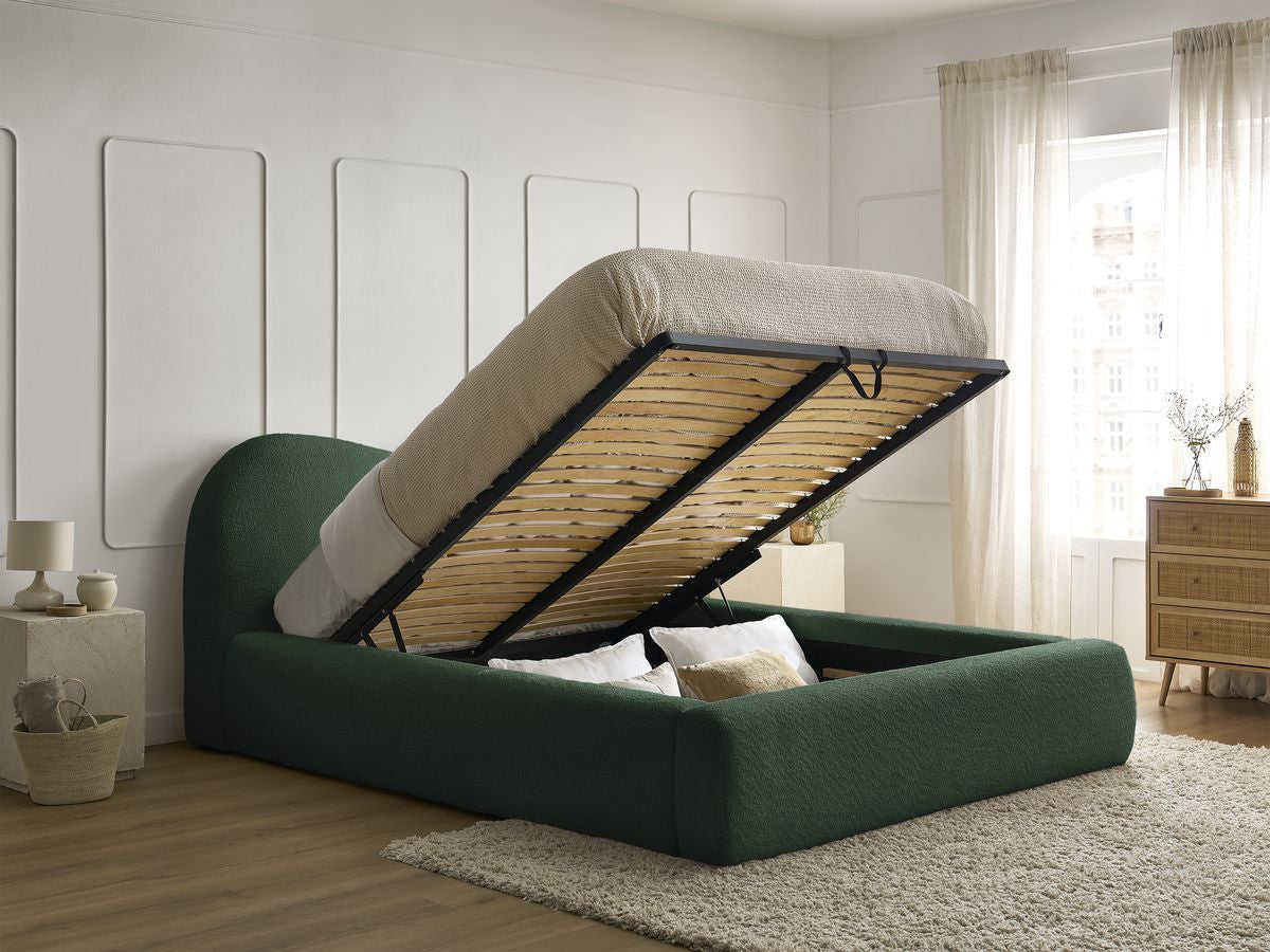 Orlane - Storage Bed - Bouclé Fabric