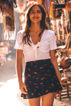 Skirt Justine Bouquet Red