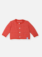 Brassières Cardigan Bébé Hirondelle - Coquelicot