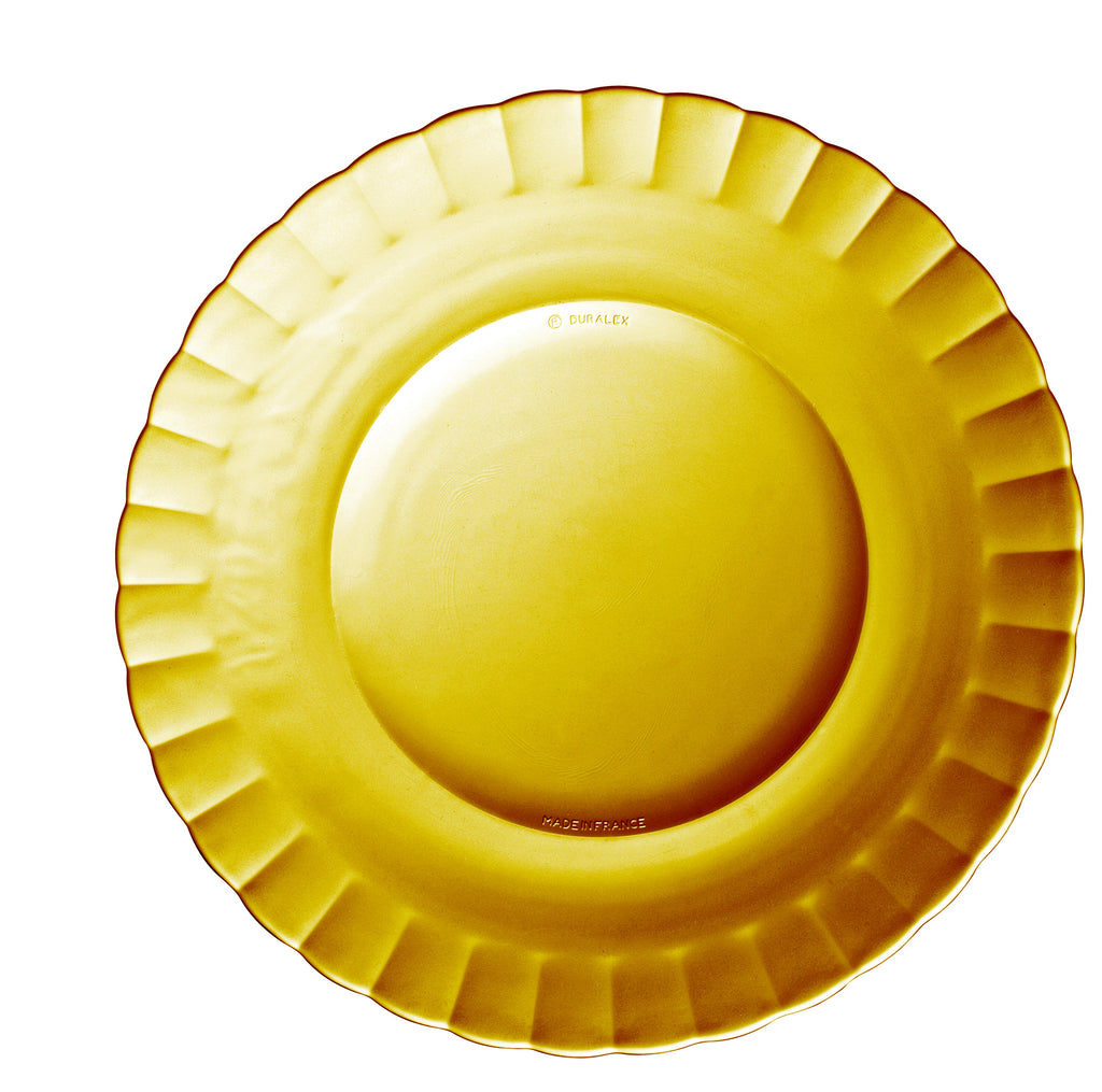 Pack De 6 Assiettes Picardie - Vermeil - 26Cm