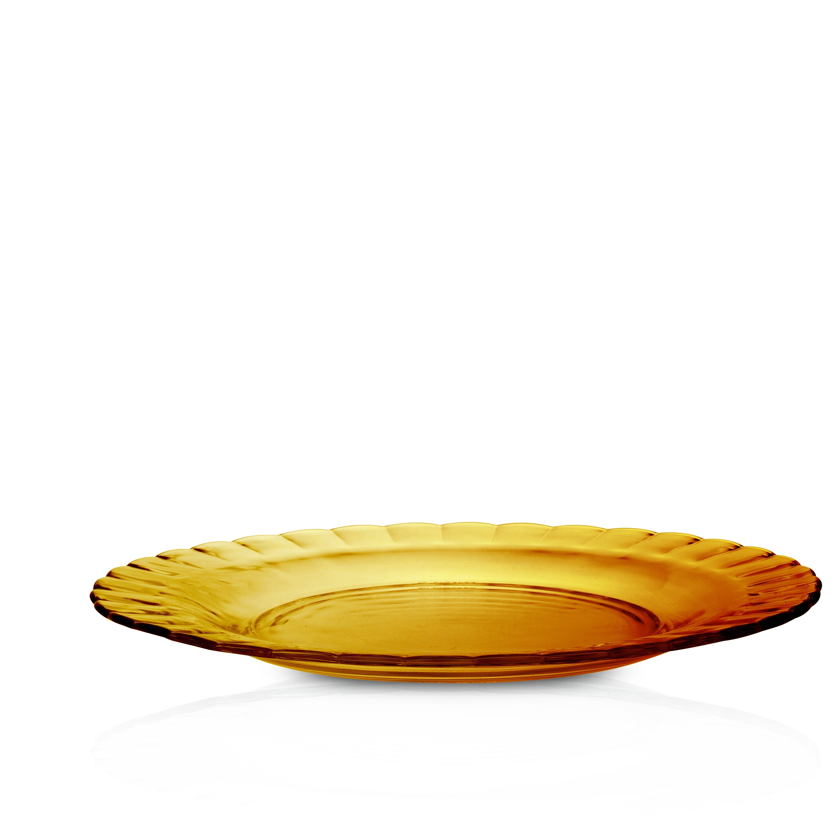 Pack De 6 Assiettes Picardie - Vermeil - 26Cm