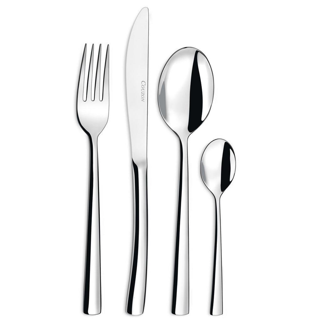 Zest - Ménagère 24 Pièces - Acier Inoxydable - Inox