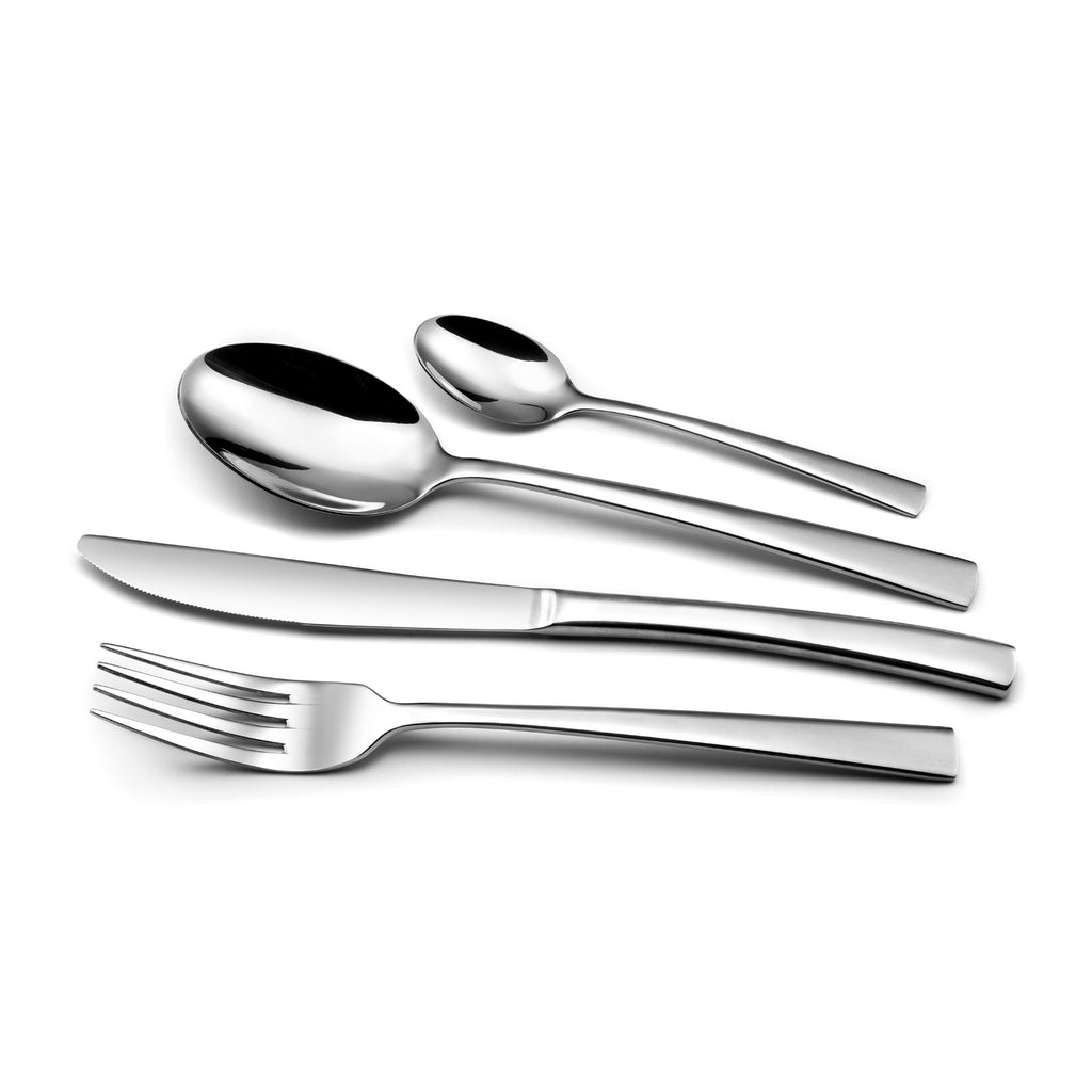 Zest - Ménagère 24 Pièces - Acier Inoxydable - Inox