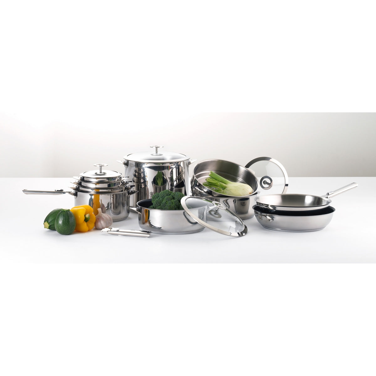 Eclipse - Stainless Steel Wok - 28cm
