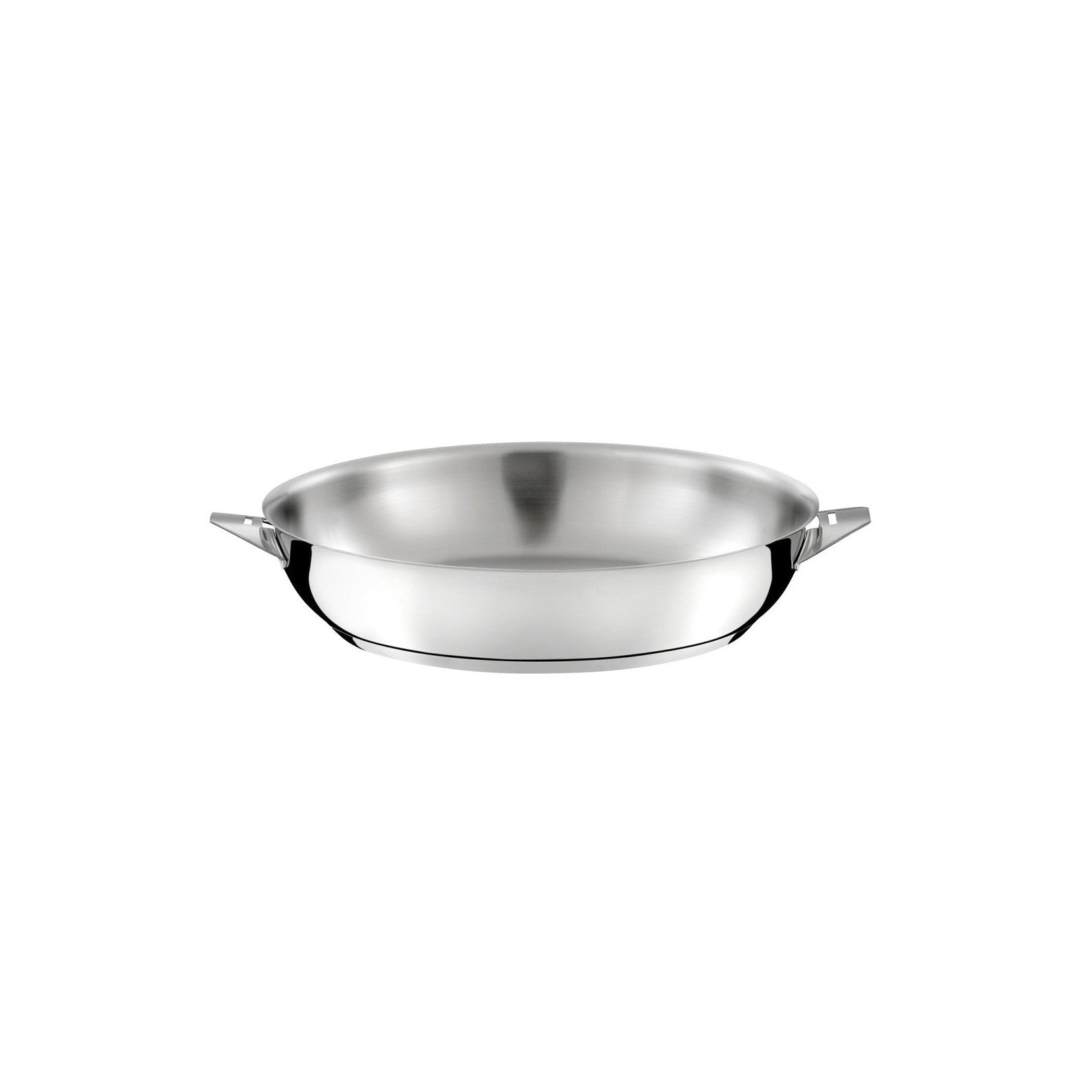 Eclipse - Poêle Inox Finition Miroir - 2 Tailles