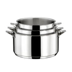 Eclipse - 5-Piece Set - 16/18/20cm Saucepans + 24cm Stainless Steel Pan & Handle