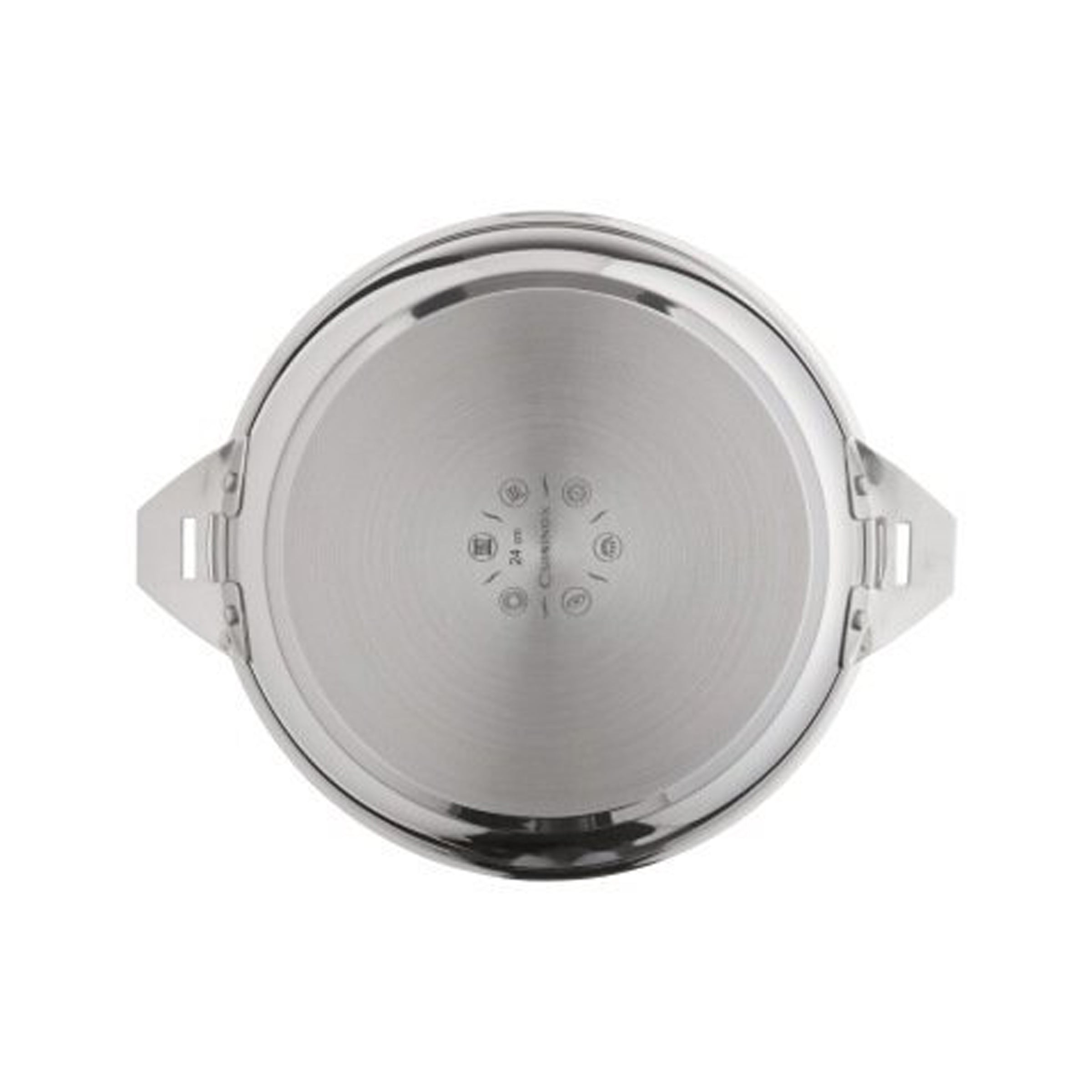 Eclipse - 5-Piece Set - 16/18/20cm Saucepans + 24cm Stainless Steel Pan & Handle