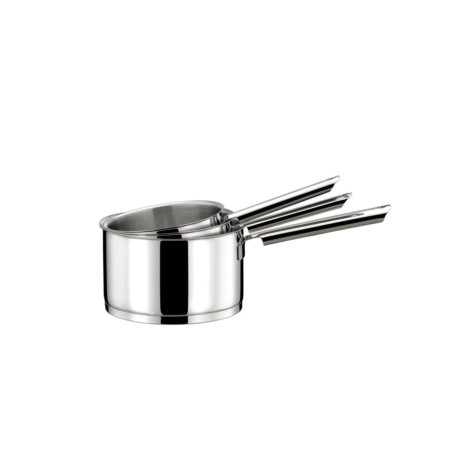 Elysée - Set of 3 Stainless Steel Saucepans - 16/18/20cm