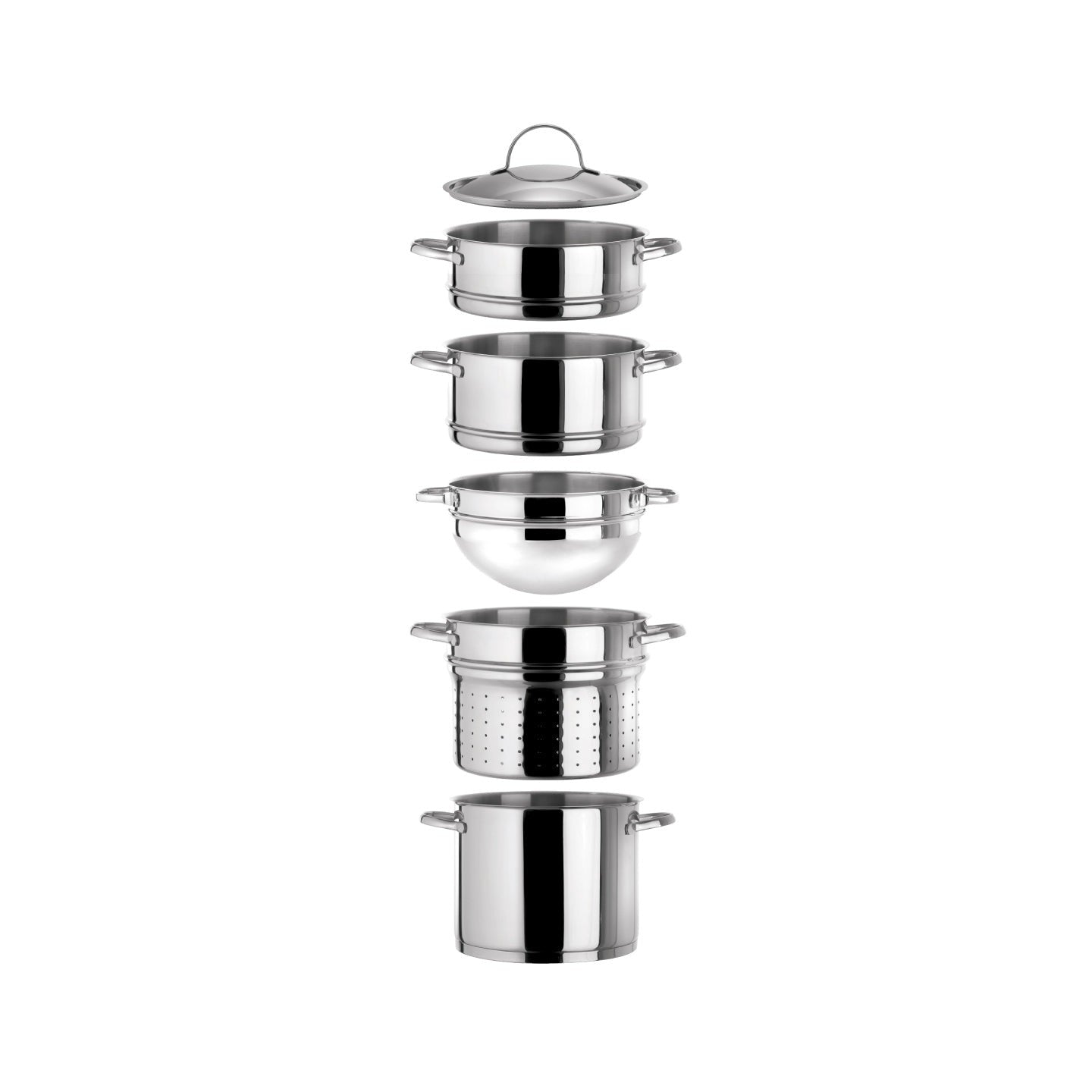 Elysée - "Le Cuisinox" 6-Piece Steam Cooking Set