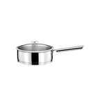Elysée - 24cm Coated Stainless Steel Sauté Pan with Universal Lid