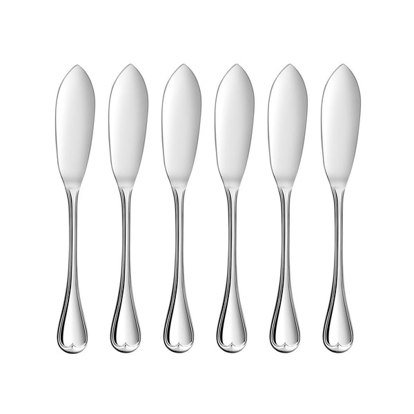 Auguste - 6 Palettes Poisson - Acier Inoxydable - Inox