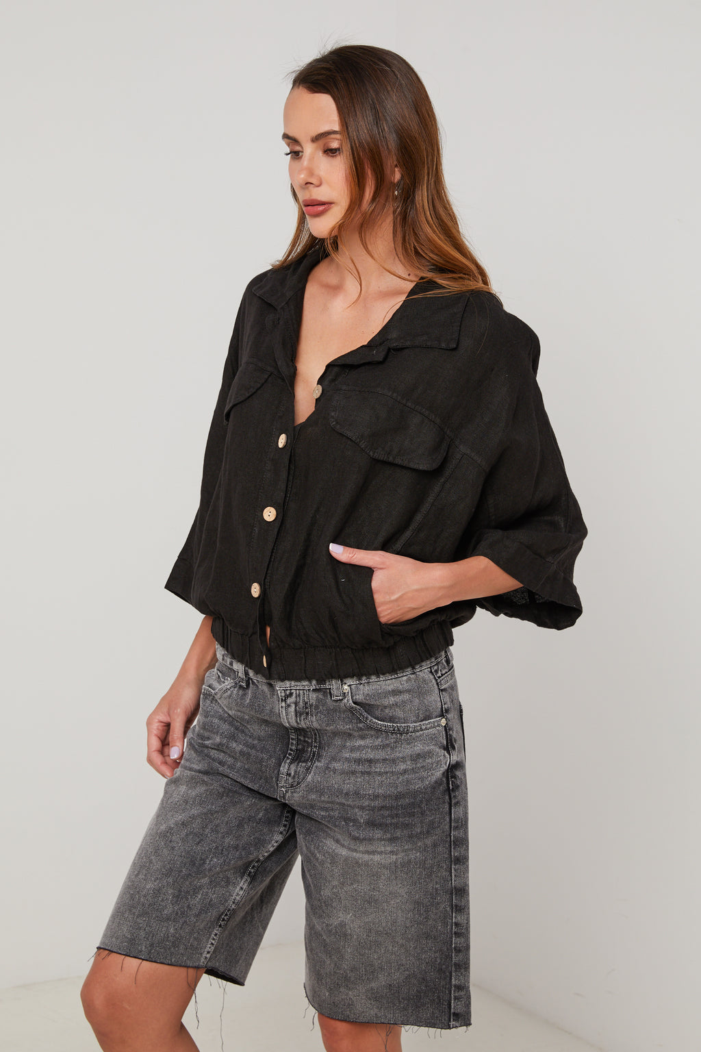 Chemise - Noir - Femme