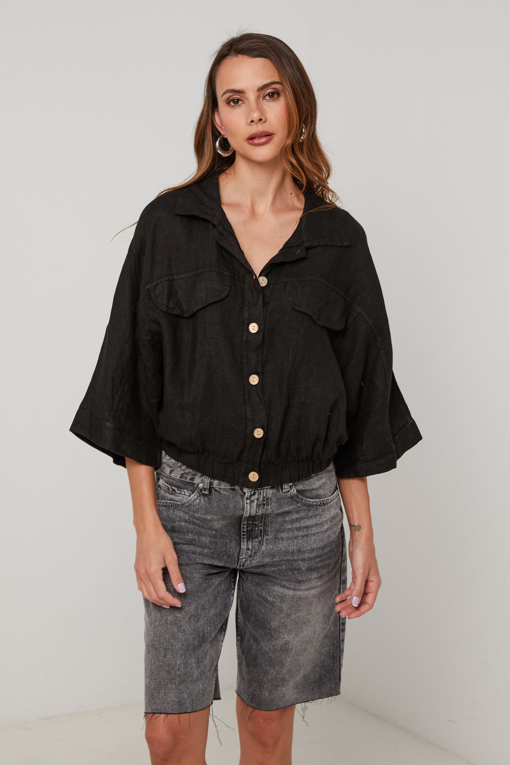 Chemise - Noir - Femme