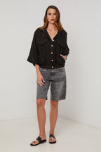 Chemise - Noir - Femme