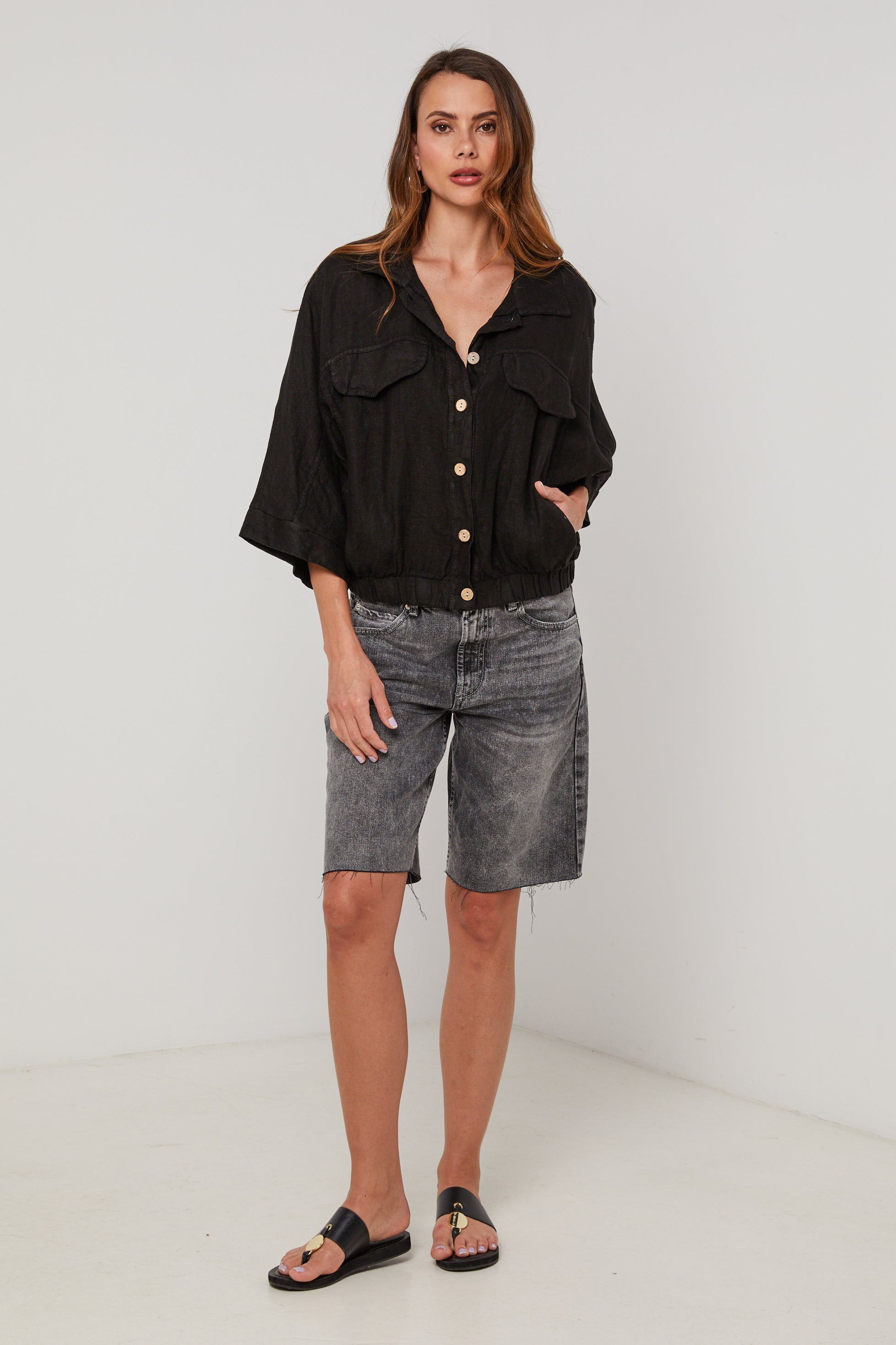 Chemise - Noir - Femme