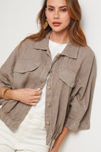 Camisa - Taupe - Mujer