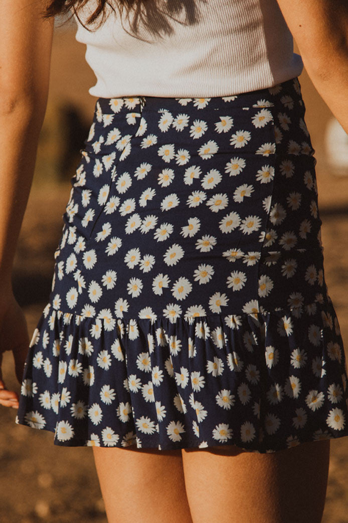 Justine Marguerite Blue Skirt