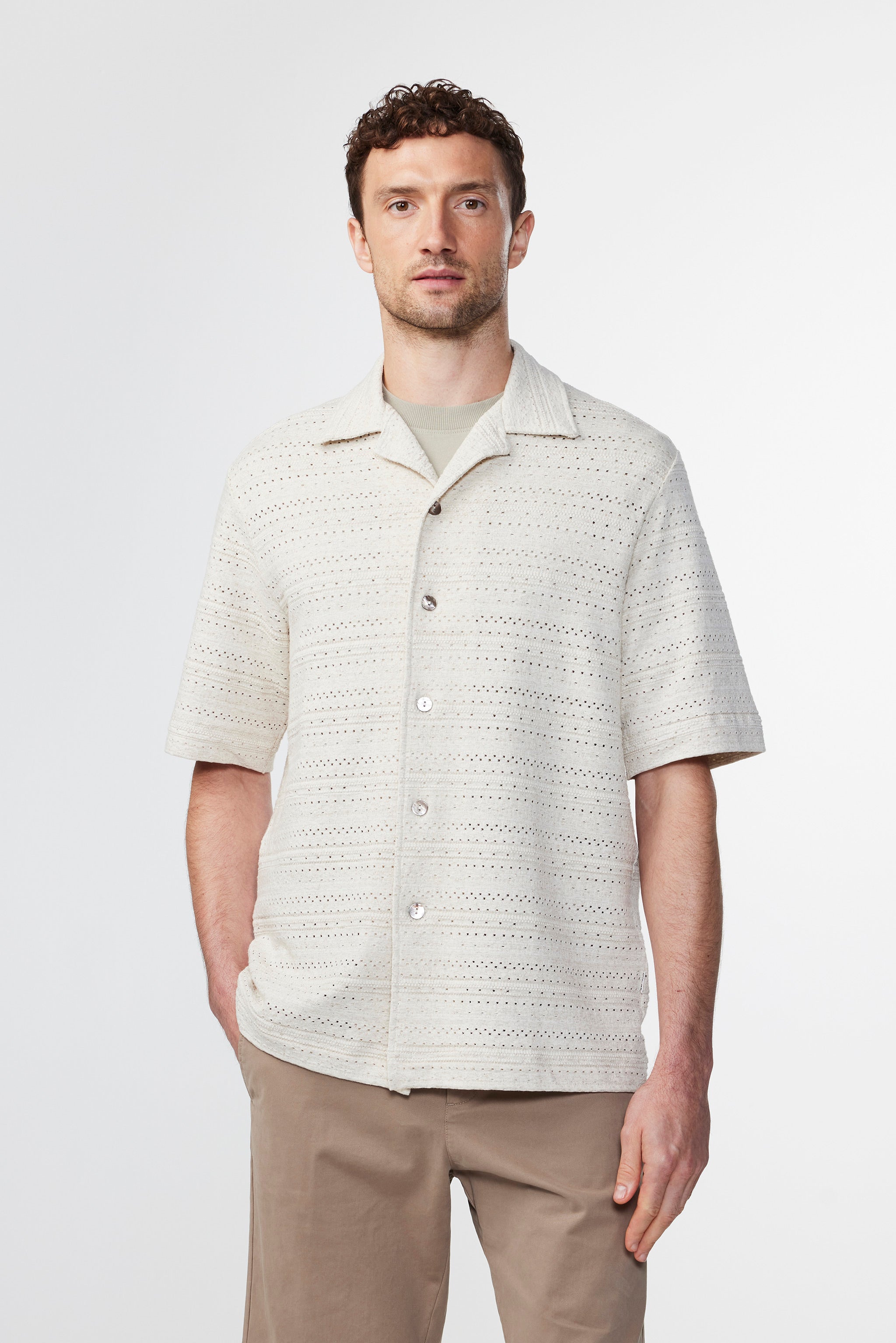 Julio SS Shirt - Ecru