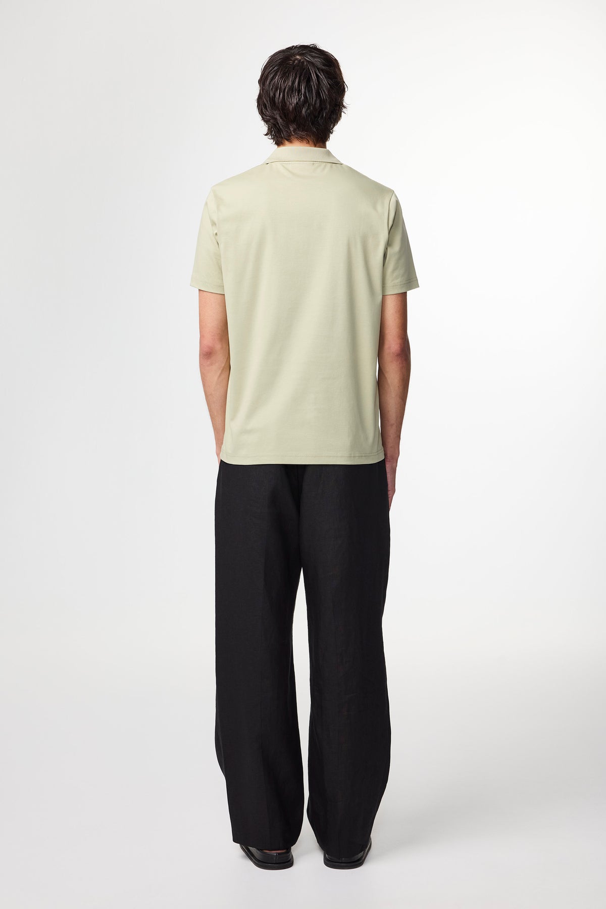 Paul Ss Polo T-Shirt - Sage Green