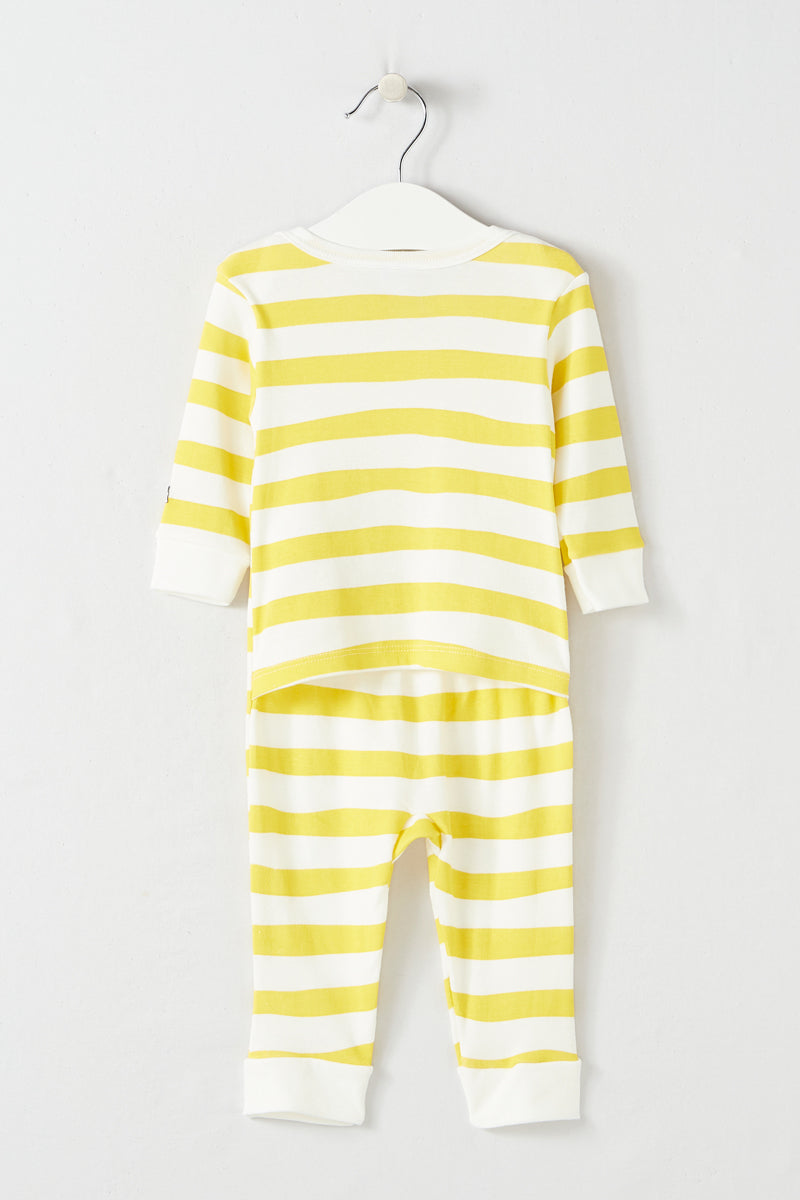 Pelele - Amarillo Y Blanco - Bebé Niño