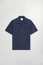 NN07 - Julio SS Shirt - Navy Blue