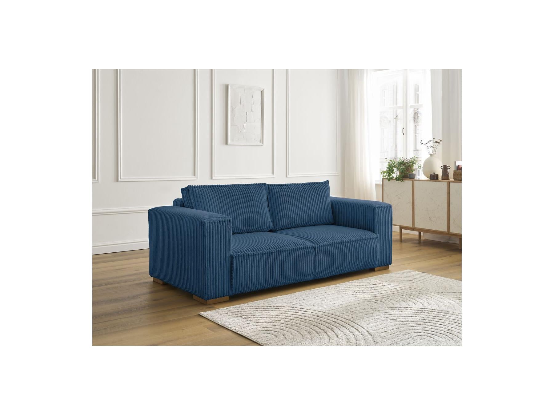 Chelsea - Fixed Straight 2-Seater Sofa - Soft Wide-Rib Corduroy