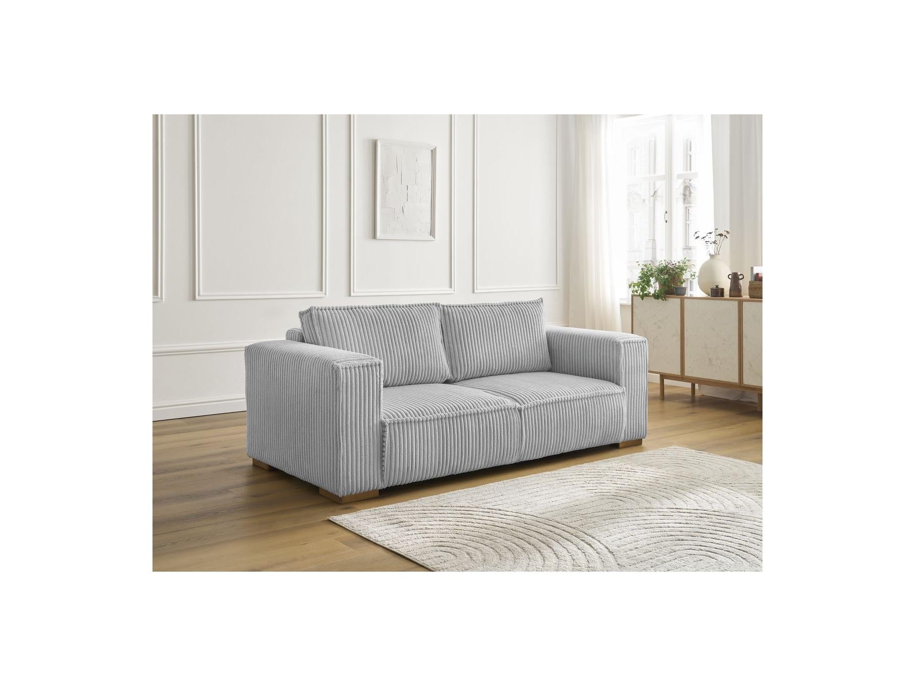 Chelsea - Fixed Straight 2-Seater Sofa - Soft Wide-Rib Corduroy