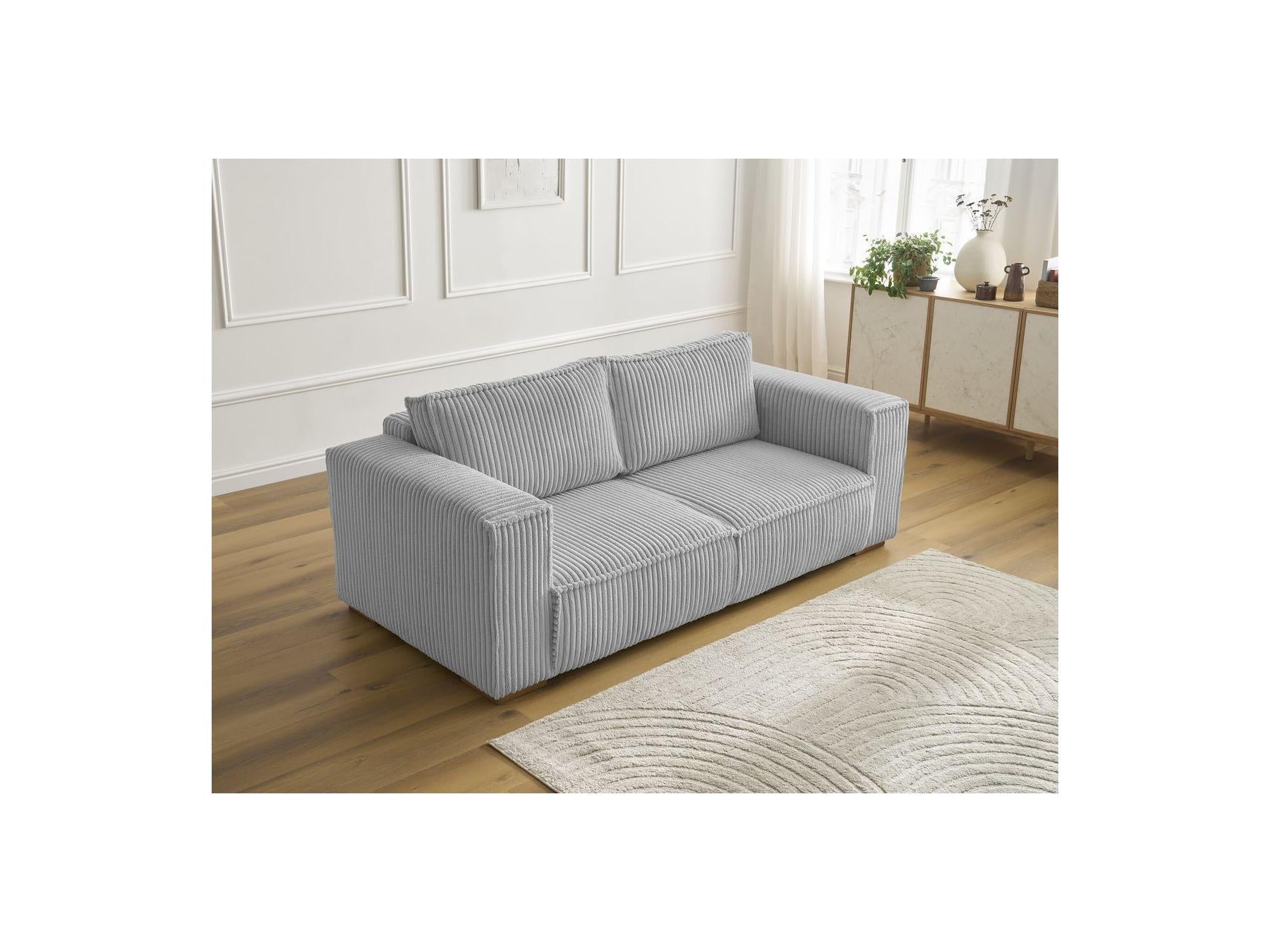 Chelsea - Fixed Straight 2-Seater Sofa - Soft Wide-Rib Corduroy
