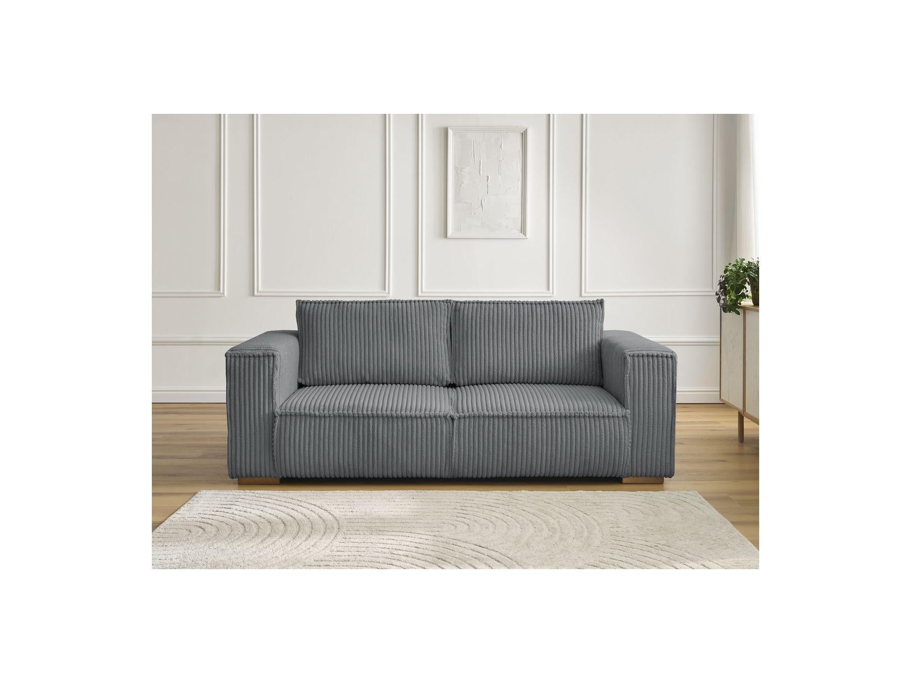 Chelsea - Fixed Straight 2-Seater Sofa - Soft Wide-Rib Corduroy