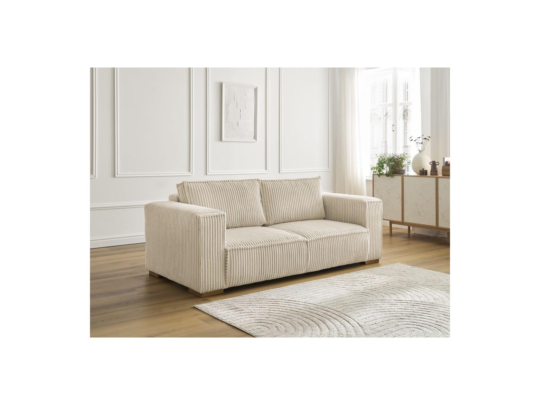 Chelsea - Fixed Straight 2-Seater Sofa - Soft Wide-Rib Corduroy