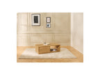 Ferret - Mesa de centro con cajón - Efecto listones de madera